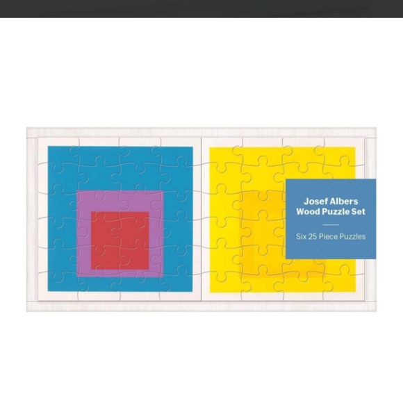 MoMA Josef Albers Wood Puzzle Set - Picture 2 of 6